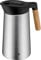 WMF Kineo doppelwandige Isolierkanne 1liter, Thermoskanne Edelstahl mit Klick-Verschluss, Kaffeekanne hält Getränke 12h warm & 24h kalt, matt