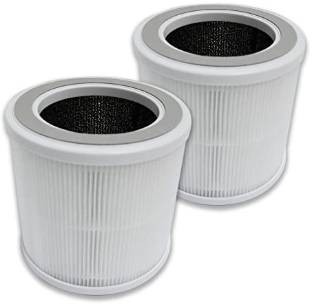 PUREBURG GXZ-AP01 Replacement Filter Compatible with Housmile Air Purifier GXZ-AP01, 2-Pack H13 HEPA Activated Carbon