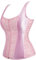 Hengzhifeng Corsetto Donna Vintage Costumi Carnevale Corsetti (EUR 36-38,Rosa)