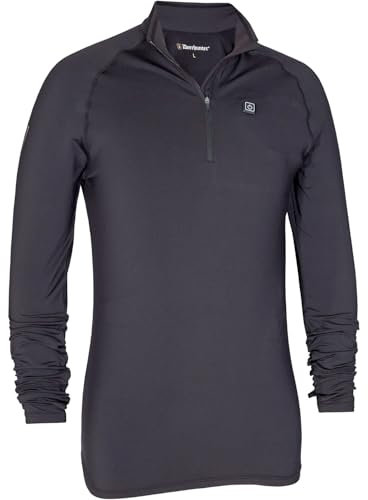 Deerhunter Heat Undershirt with Zip-Neck Black