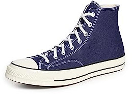 Converse Men's Chuck 70 Hi Paint Splatter Sneakers, Unchrtedwaters/Egrt/Blck, 9 UK