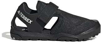 adidas Unisex Kinder Terrex Captain Toey 2.0 Sandals Sandal, Core Black/Core Black/Cloud White, 39 1/3 EU