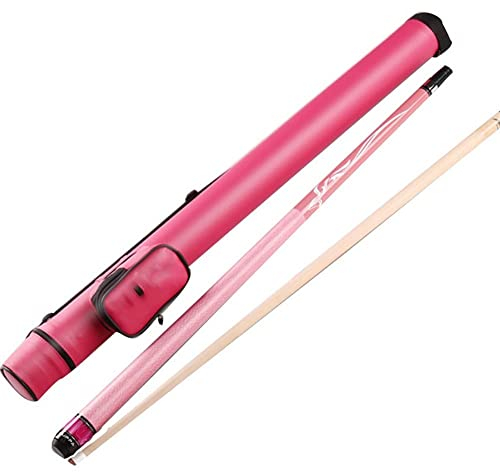 VGAZE Billard Queue Billiard cue Snooker cue Pool cue Billard Queue 1/2 Split Pool Queue Damen Pool Queue Pink Mittelkopf Schwarz Acht Tischqueue(Color:1,Size:13)