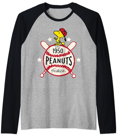 Peanuts - Woodstock 1950 Baseball Raglan