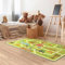 Bilderwelten Kinderteppich Bauernhof - Der große Rundweg Rutschfester Spielteppich Kinderzimmer Teppich 40x80 cm