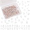 OLYCRAFT 1040pcs Brass Alphabet Resin Filler Charms - 26 Styles (A-Z)