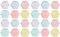 Talking Tables 12 pastelfarbene, sechseckige Pappteller Einweg Pappteller ideal für Hochzeiten oder Hochzeitstag-Feier, Babyfeiern, Geburtstage, oder sonstige Feiern. 18cm. (Packung mit 2)