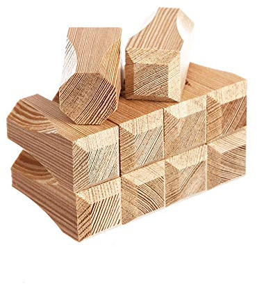 10 Ziernägel Abdeckkappe Holznägel Fachwerknägel aus Kiefer 20x20x45mm neu