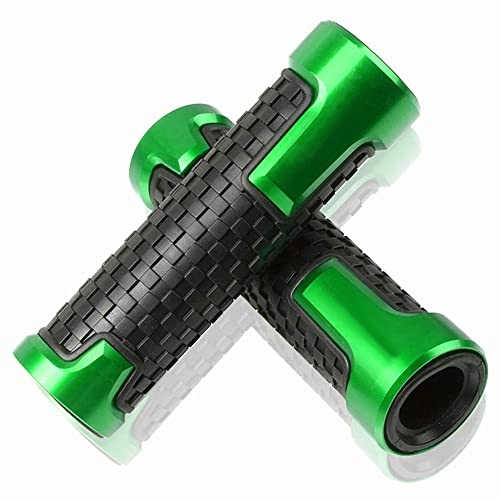 Z750 Lenkergriffe 22mm 7/8' - 2pcs Motorrad CNC Lenker für Z750/RS Ninja 250 300 650 750 2000-2019 2020 2021 2022 2023 -Grün