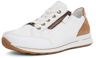 ARA Femme Osaka Basket, White Biscuit Whisky, 38 EU Large