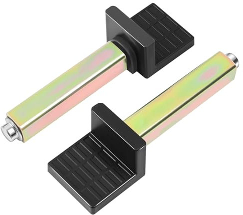 YedZen 1 Paar Motorradständer Klauenaufnahme, Hinten Motorrad Ständer, Gabelaufnahme Montageständer Adapter für Haken Motorradzubehör, L-Typ Motorrad Heckständer für Motorradheber