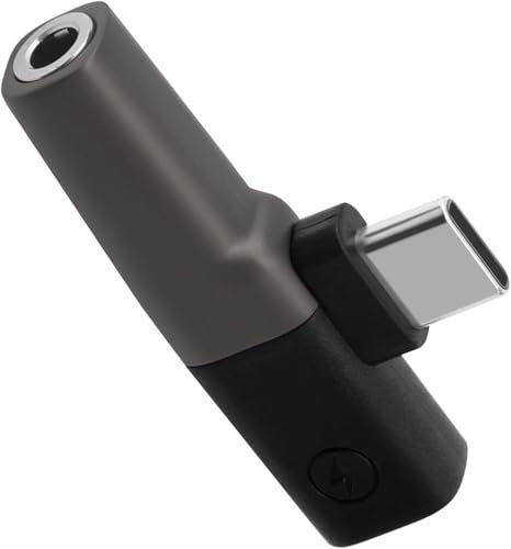 TNSLAND USB C auf Klinke Adapter und Laden 2 in 1 Kopfhörer Adapter USB C auf 3.5mm Klinke Typ C Aux Adapter Kompatibel mit iPhone 15 Pro Max iPad Pro/Mini 6 Galaxy S24 Ultra S23 Huawei Xiaomi, Gray