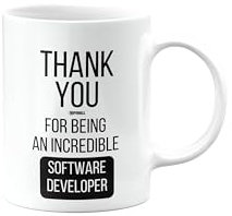 Thank You Gift Mug Present for Software Developer, for Being an Incredible, Leaving, Retirement, for Colleague, Boss, Manager, Supervisor, Christmas, from Cup, mm-CA-332a_284