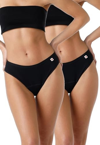 Lovable Slip da Ciclo Mestruale Flusso Medio Easy Period Panties Bi-Pack Donna x2