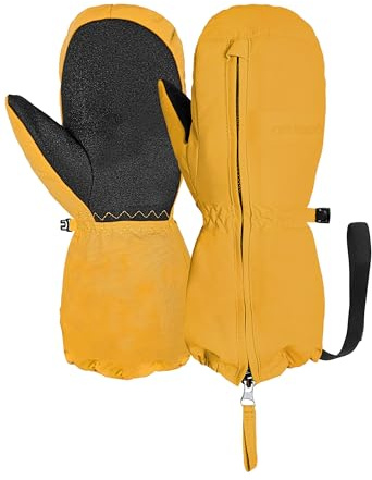 Reusch Winter-Fäustlinge für Babys & Kinder | warm & wasserabweisend | Reißverschluss für einfaches Anziehen, atmungsaktive Kinderhandschuhe für Alltag, Schnee & Outdoor, 1-6 Jahre, Moritz Mitten