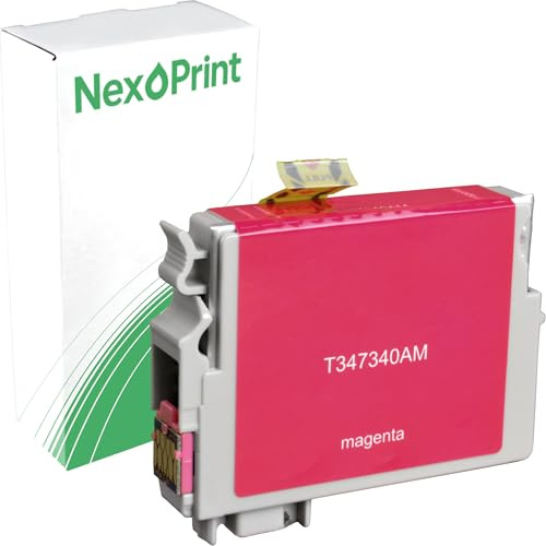 Druckerpatrone kompatibel zu Epson C13T347340 34XL Magenta Workforce Pro WF-3725 DWF Epson WF-3720 DWF Epson WF-3720 DW