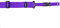 DiMarzio DD2200V - Cliplock Guitar Strap - Purple,5 cm