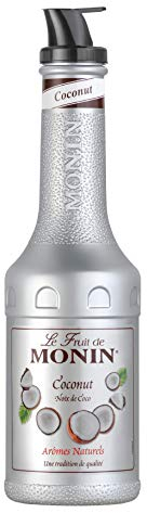 Monin FruchtPüree Mix Kokosnuss (1 x 1,0l) - für erfrischende Smoothies und Cocktails - tropisches Fruchtpüree für exotische Getränke - vielseitig
