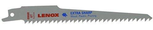 Lenox Tools 121016W6R 6 TPI Wood and Plastic Cutting Reciprocating Saw Blade, 6
