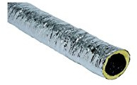 gaine souple - isolée - aldes algaine - diamètre 80 mm - 6 mètres - aldes 11091641