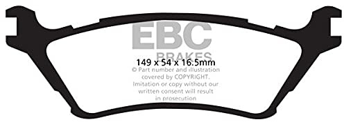 EBC Brakes DP1891 Ultimax OEM Replacement Brake Pads Compatible with FORD USA F-150 Models