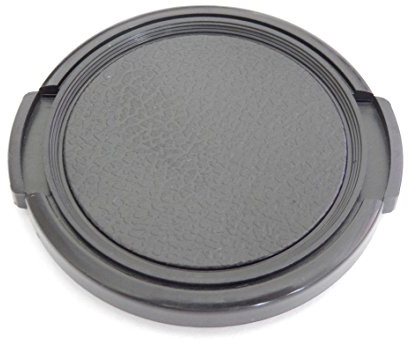 vhbw Objektivdeckel kompatibel mit Pentax smc DFA 100 mm 2.8 Makro | Kamera, Kunststoff Schwarz, mit Seitengriff, 49 mm