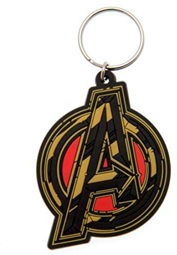 Pyramid Rubber Keychains - Avengers: Infinity War (Avengers Symbol), 4.5 x 6 cm