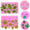 SIMUER Blätter Silikonform Schokolade Süßigkeiten Form 3D Backform Kuchen Dekorieren Werkzeuge DIY Silikon Backen Fondant Formen (Blütenblatt) 5 Pack