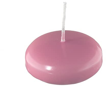 Bougies Flottantes Vieux Rose, 55 x 80 mm, 8 Bougies