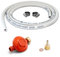 Kit connexion gaz complet pour Appareils à gaz (Détendeur PROPANE 37 mbar + tuyau souple 1.50m + embout tétine)