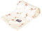 Kaarsgaren Baby und Kinder Bio-Baumwoll-Decke für den Sommer, Kuscheldecke für Jungen und Mädchen, Kinderwagendecke, Babydecke, Erstlingsdecke, Sommerdecke (Natur Giraffe, 70 x 100 cm)