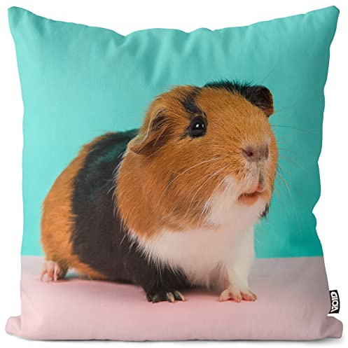 VOID Meerschweinchen rosa Kissenbezug Kissenhülle Sofakissen Kissen Deko Outdoor-Kissen Dekokissen, Kissen Größe:40 x 40 cm