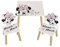 Disney Minnie Mouse Classic Table & 2 Chairs Set by Nixy Children, WD13678