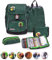 Belmil Premium Comfy Plus ergonomisches Schulranzen Set 5 - teilig, für kleine Kinder/Erstklässler - STAEDTLER, Brustgurt, Hüftgurt, Magnetverschluss (405-73/P/S) (Twist of Lime)