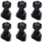 QINGXIANGRONG 6 Pcs Cabinet Foot Plastic Height Furniture Cupboard Leg Adjustable Feet for Kitchen Bathroom Cabinet