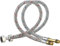 2 piezas Manguera Trenzada de Alambre de Acero Inoxidable, G3/8, M10, 60cm Manguera de Conexión Flexible, Manguera reforzada para grifo mezclador, para el Grifo de Lavabo, Grifo de Armario de Baño