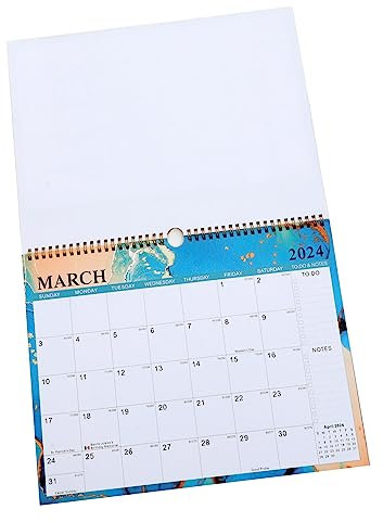 ABOOFAN Monatlicher Wandkalender Aufhängbarer Terminplaner Praktischer Countdown-kalender Für Zuhause Und Büro Leicht Und Platzsparend Für Notizen Und Ereignisse