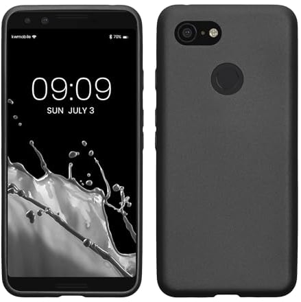 kwmobile Housse Compatible avec Google Pixel 3 Coque - Housse de téléphone Protection Souple en TPU - Gris métallique