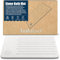 Amilutuo Tapis de bain en pierre de diatomite - Tapis de bain antidérapant - Séchage rapide - Améliorez votre salle de bain avec ce tapis de bain absorbant (blanc gris, 60 x 39 cm), SBT02