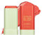 Fard per Guance Make Up, Multi-Stick Cremoso e Leggero per Viso Occhi e Labbra, Stick Contorno Fard Multi-Uso a Lunga Durata 3 in 1, Idratante e Sfumabile per un Look Naturale (arancio corallo)