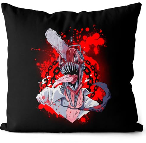 style3 Blood Heart Kissen mit Füllung 40cm Baumwolle denji man Anime Manga Cosplay Chainsaw Devil