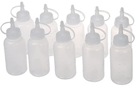 10Pcs Tip Glue Bottle, 100ml Empty Bottle Applicator Precision Tip Applicator Bottles DIY Quilling Tool Plastic Liquid Dropper Bottles for DIY Paper Quilling Craft