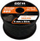 GO!elements 50m Paracord Seil aus reißfester Nylonschnur - 4mm Paracord 550 Typ III Schnur - geeignet als Allzweckseil & Reepschnur - Max. 250kg, Farbe: Schwarz-Reflektierenden