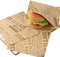 50 Blätter Deli Papierblätter, 18 x 18 cm Lebensmitteltüten, Hamburgertasche Sandwich-Tüten, Pommes Papier für Korb, Umweltfreundliches Backpapier, Snackbeutel