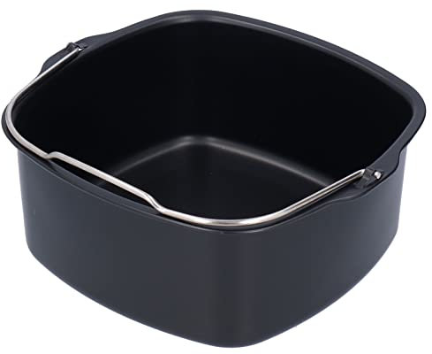 Teglia Torta Friggitrici ad Aria,18cm Torta E Pizza Friggitrice Ad Aria Stampo a Barile, Friggitrice in Ferro Tortiera Accessori Per Friggitrice a Barile Per HD9925 HD9860 HD9905 01