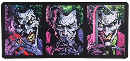 DC Comics Joker - XXL Mouse Pad 90 mm x 40 mm - Officially licensed Joker gaming desk mat as a gift