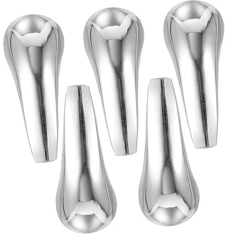 Angoily Wasserhahngriff-ersatz 5 Stück Hebelgriffe Aus Aluminiumlegierung Für Kaltes Und Heißes Wasser Badewanne Dusche Badezimmer-wasserhahn