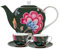 Pip Studio Fantasy Green Tee Set Tasse mit Untertasse 3tlg