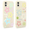 Coiwxmoi 2 Stück Handyhülle für iPhone 11 Hülle, Aesthetic Sterne Muster Star Design Mädchen Frauen Cover, Dünn Weich Silikon Stoßfest Case Kratzfest Y2K Schutzhülle für iPhone 11 6,1, Farben
