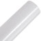 Papier peint autocollant imperméable et amovible, 40 cm x 1 m, brillant, pour meubles, comptoir, étagère, table, maison, blanc